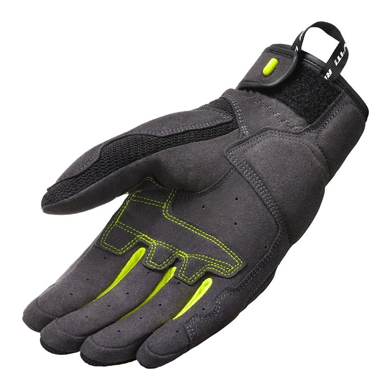 Revit Volcano Motorcycle Gloves (Black/Neon Yellow) 2 Revit Volcano Motorcycle Gloves (Black/Neon Yellow) - Image 2