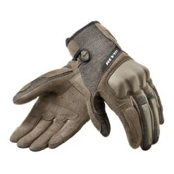 Revit Volcano Motorcycle Gloves (Black/Sand)