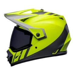 Bell MX-9 Adventure MIPS Helmet (Hi-Viz Yellow/Grey) -Motorcycle Equipment Store 32348 8