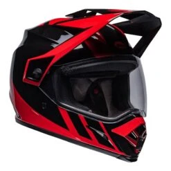 Bell MX-9 Adventure Mips Stealth Helmet (Dash Black/Red) -Motorcycle Equipment Store 32349 2