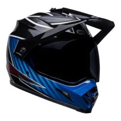 Bell MX-9 Adventure Mips Stealth Helmet (Dalton Black/Blue) -Motorcycle Equipment Store 32352 2