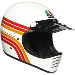 AGV X101 Dakar 87 Motorcycle Helmet (White)