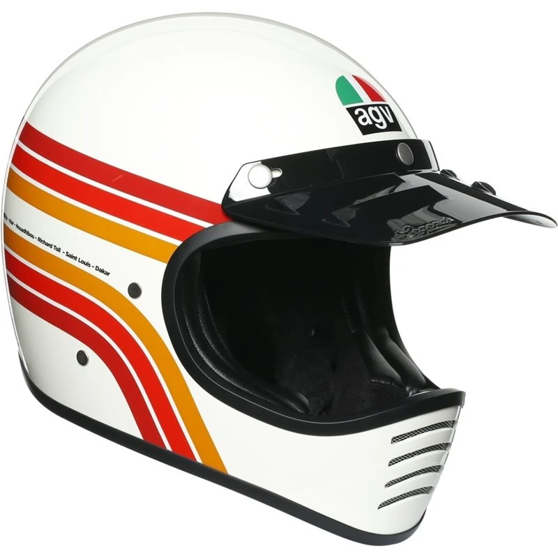 AGV X101 Dakar 87 Motorcycle Helmet (White) 1 AGV X101 Dakar 87 Motorcycle Helmet (White)