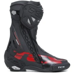 TCX RT-Race Motorcycle Boot (Black/Grey/Red)