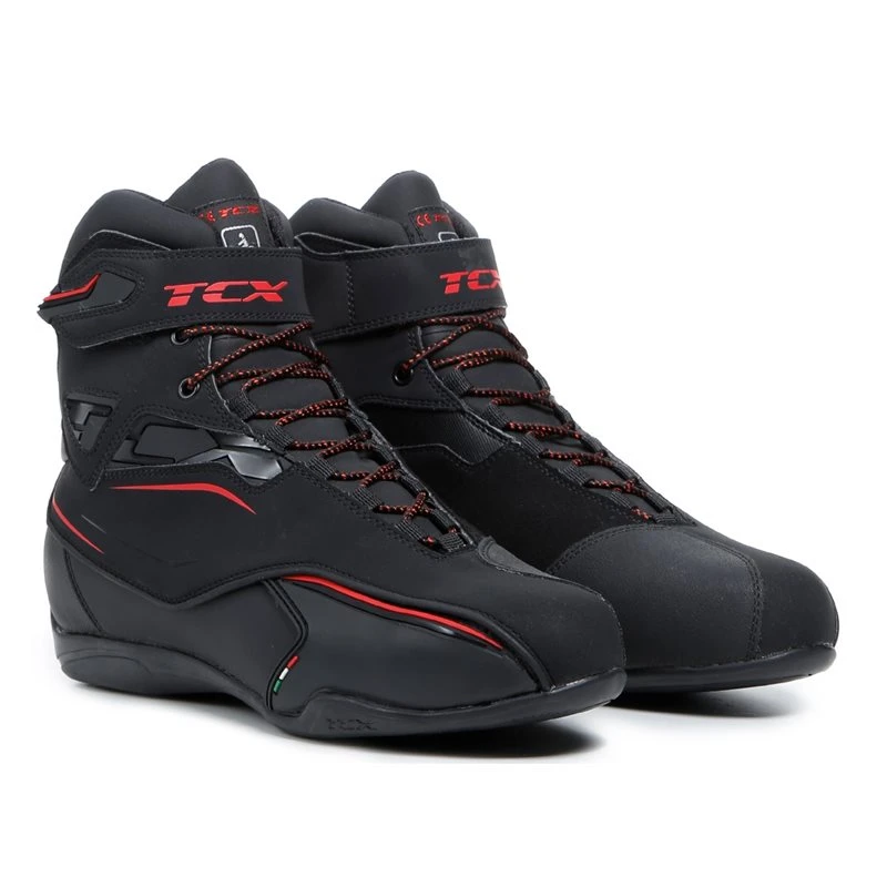 TCX Zeta Waterproof Boot (Black/Red) 1 TCX Zeta Waterproof Boot (Black/Red)