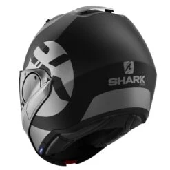 Shark Evo ES Kedje Flip Front Helmet (Matte Silver/Black) 8 Shark Evo ES Kedje Flip Front Helmet (Matte Silver/Black) -Motorcycle Equipment Store 32552 2
