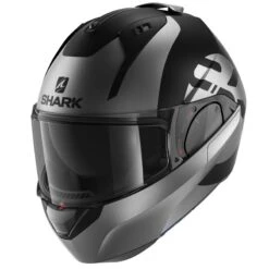 Shark Evo ES Kedje Flip Front Helmet (Matte Silver/Black)
