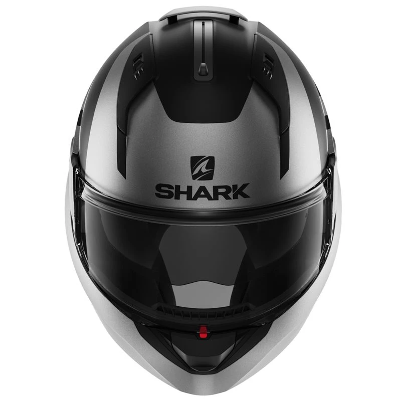 Shark Evo ES Kedje Flip Front Helmet (Matte Silver/Black) 5 Shark Evo ES Kedje Flip Front Helmet (Matte Silver/Black) - Image 5