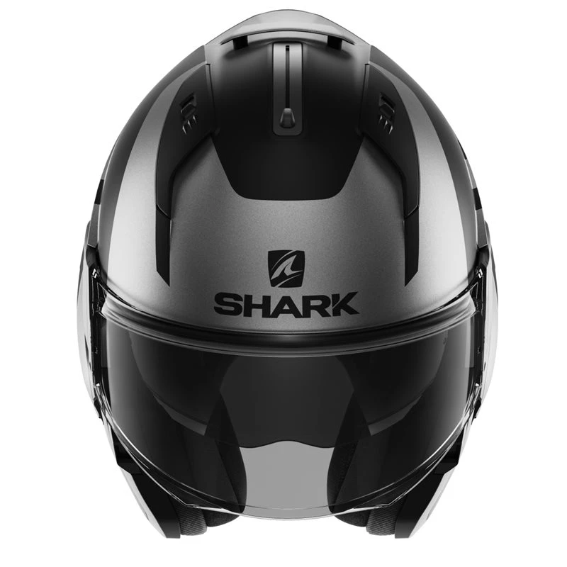 Shark Evo ES Kedje Flip Front Helmet (Matte Silver/Black) 6 Shark Evo ES Kedje Flip Front Helmet (Matte Silver/Black) - Image 6