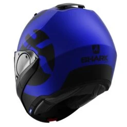 Shark Evo ES Kedje Flip Front Helmet (Matte Blue/Black) 8 Shark Evo ES Kedje Flip Front Helmet (Matte Blue/Black) -Motorcycle Equipment Store 32553 2