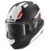 Shark Evo GT Sean Flip Front Helmet (White|Matt Black|Red)