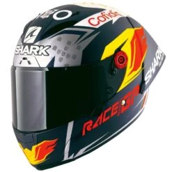 Shark Race R Pro GP Oliveira Signature Helmet (Blue/Sliver/White)