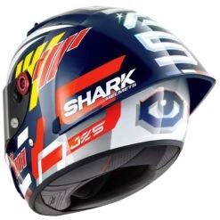 Shark Race R Pro GP Zarco Signature Helmet (Blue/White/Red) -Motorcycle Equipment Store 32639 2