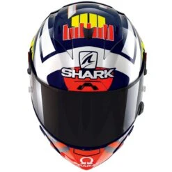 Shark Race R Pro GP Zarco Signature Helmet (Blue/White/Red) -Motorcycle Equipment Store 32639 3