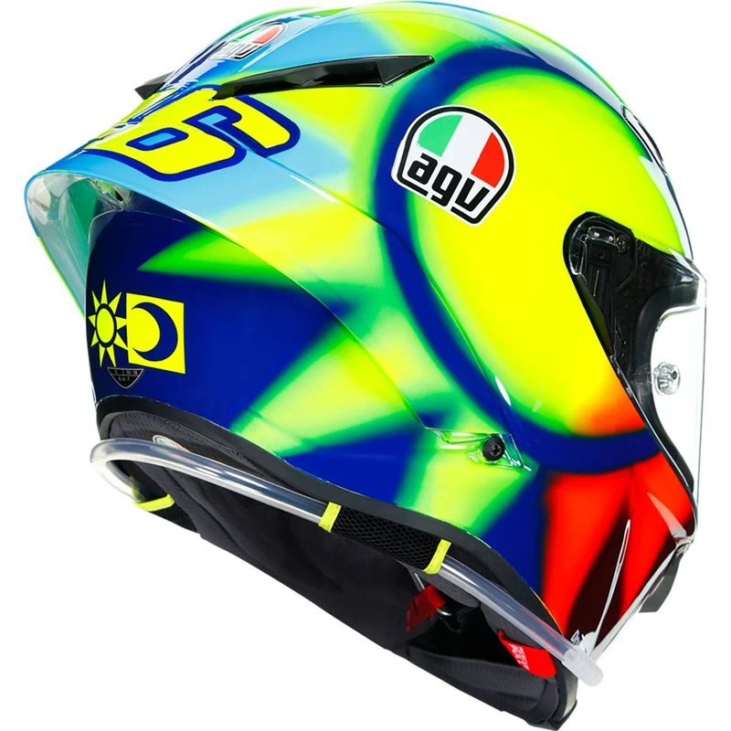 AGV Pista GP-RR Soleluna 2021 Helmet (White/Blue) 6 AGV Pista GP-RR Soleluna 2021 Helmet (White/Blue) - Image 6