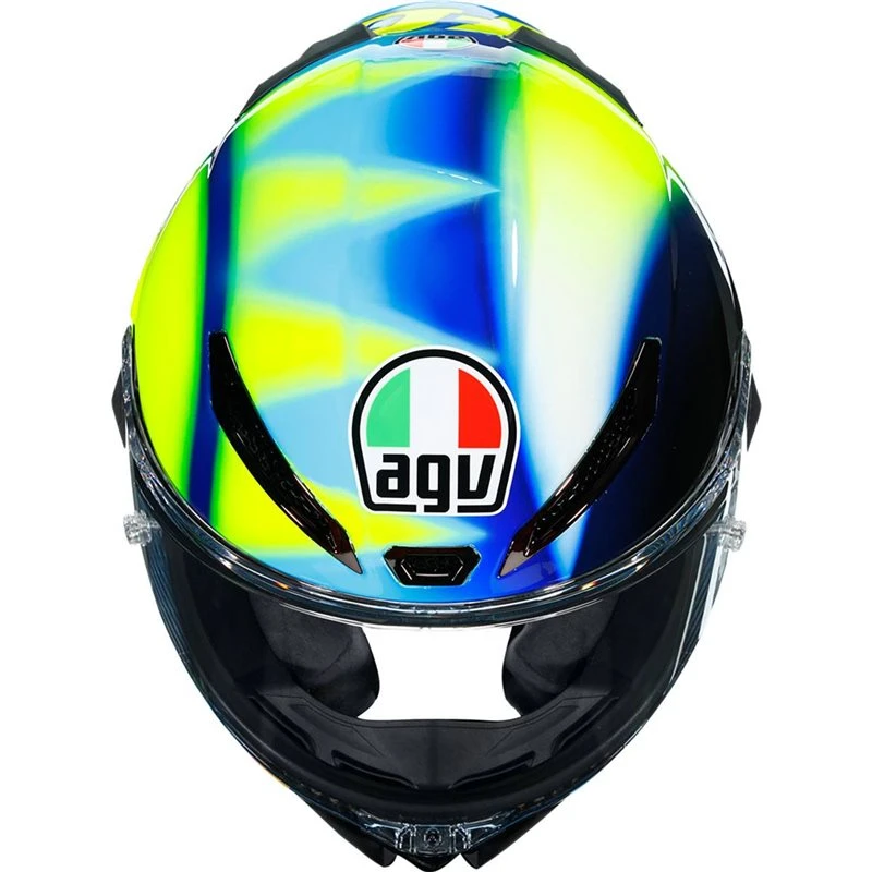 AGV Pista GP-RR Soleluna 2021 Helmet (White/Blue) 9 AGV Pista GP-RR Soleluna 2021 Helmet (White/Blue) - Image 9