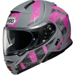Shoei Neotec 2 Jaunt TC7 Flip Front Helmet (Matt Grey/Pink)