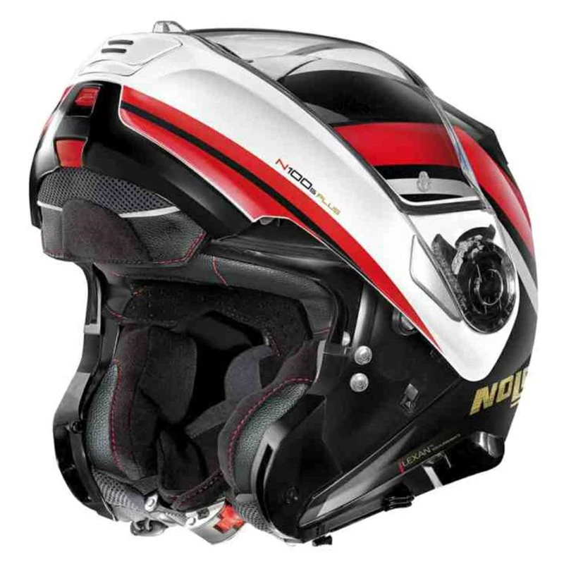 Nolan N100-5 Plus 50th Anniversary Flip Front Helmet (Metal Black/White/Red) 2 Nolan N100-5 Plus 50th Anniversary Flip Front Helmet (Metal Black/White/Red) - Image 2