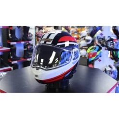 Nolan N100-5 Plus 50th Anniversary Flip Front Helmet (Metal Black/White/Red) 7 Nolan N100-5 Plus 50th Anniversary Flip Front Helmet (Metal Black/White/Red) -Motorcycle Equipment Store 32773 2