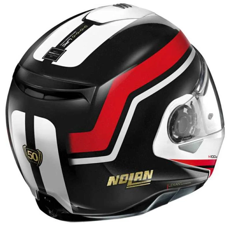Nolan N100-5 Plus 50th Anniversary Flip Front Helmet (Metal Black/White/Red) 4 Nolan N100-5 Plus 50th Anniversary Flip Front Helmet (Metal Black/White/Red) - Image 4