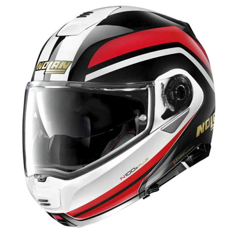 Nolan N100-5 Plus 50th Anniversary Flip Front Helmet (Metal Black/White/Red) 1 Nolan N100-5 Plus 50th Anniversary Flip Front Helmet (Metal Black/White/Red)