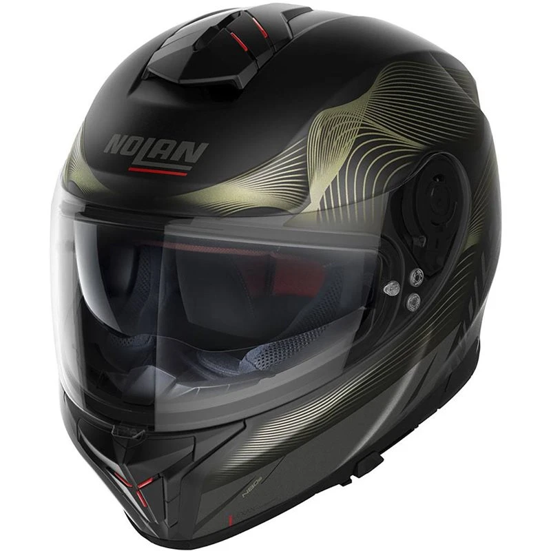 Nolan N80-8 Powerglide Helmet (Flat Black/Gold) 1 Nolan N80-8 Powerglide Helmet (Flat Black/Gold)