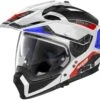 Nolan N70-2X Torpedo N-Com Helmet (White/Blue/Red)
