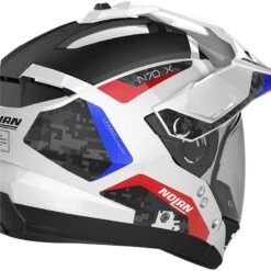 Nolan N70-2X Torpedo N-Com Helmet (White/Blue/Red) -Motorcycle Equipment Store 32793 2