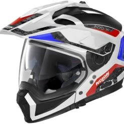 Nolan N70-2X Torpedo N-Com Helmet (White/Blue/Red)