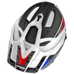 Nolan N70-2X Torpedo N-Com Helmet (White/Blue/Red) -Motorcycle Equipment Store 32793 3