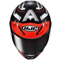 HJC RPHA 1 Arenas Replica Helmet (Red/Black) -Motorcycle Equipment Store 32847 2