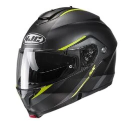 HJC C91 Terro Motorcycle Helmet (Yellow)