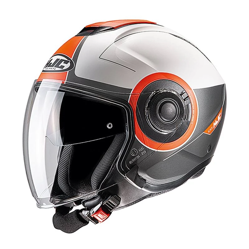 HJC I40 Panadi Open Face Helmet (Black|White|Orange) 1 HJC I40 Panadi Open Face Helmet (Black|White|Orange)