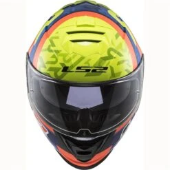 LS2 FF800 Storm Salvaldor Replica Helmet (Blue|Yellow) -Motorcycle Equipment Store 33136 3
