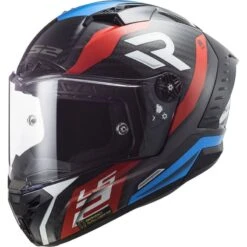 LS2 FF805 Thunder Carbon Supra Helmet (Red|Blue)