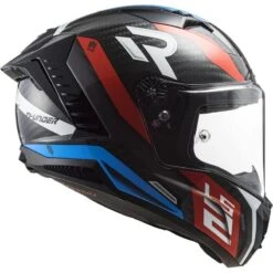 LS2 FF805 Thunder Carbon Supra Helmet (Red|Blue) -Motorcycle Equipment Store 33144 4