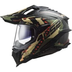 LS2 MX701 Explorer Extend Carbon Helmet (Military Green) -Motorcycle Equipment Store 33157 2