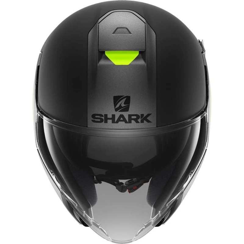 Shark Citycruiser Karonn Open Face Helmet (Matt Black|HiVis Yellow) 2 Shark Citycruiser Karonn Open Face Helmet (Matt Black|HiVis Yellow) - Image 2