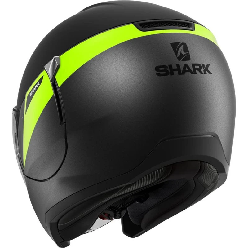 Shark Citycruiser Karonn Open Face Helmet (Matt Black|HiVis Yellow) 3 Shark Citycruiser Karonn Open Face Helmet (Matt Black|HiVis Yellow) - Image 3