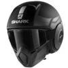 Shark Street Drak Tribute Open Face Helmet (Matt Black)