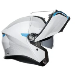 AGV Tour Modular Frequency Flip Front Helmet (Grey|Blue) -Motorcycle Equipment Store 33389 3