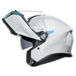 AGV Tour Modular Frequency Flip Front Helmet (Grey|Blue) -Motorcycle Equipment Store 33389 9