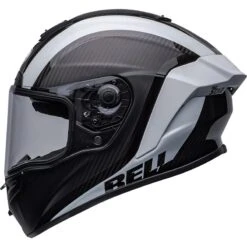 Bell Race Star DLX Tantrum 2 Helmet (Black/White) -Motorcycle Equipment Store 33451 2
