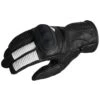 Halvarssons Flaxen Leather Motorcycle Glove (Black/White)