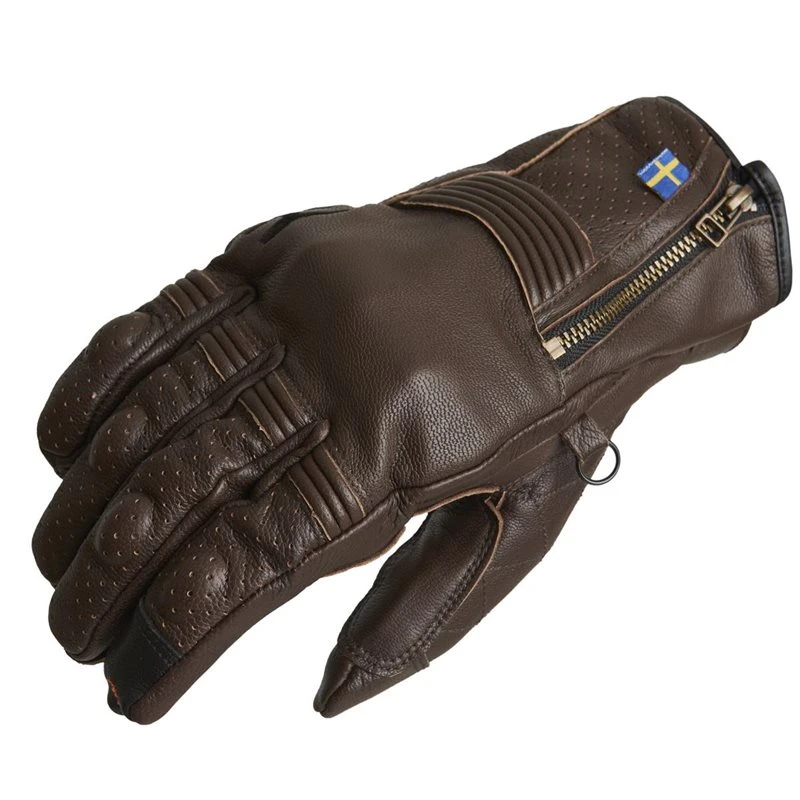 Halvarssons Hofors Leather Motorcycle Glove (Brown) 1 Halvarssons Hofors Leather Motorcycle Glove (Brown)