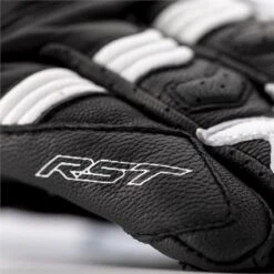 RST Shortie CE Motorcycle Glove 3047 (Black|White) -Motorcycle Equipment Store 33534 2