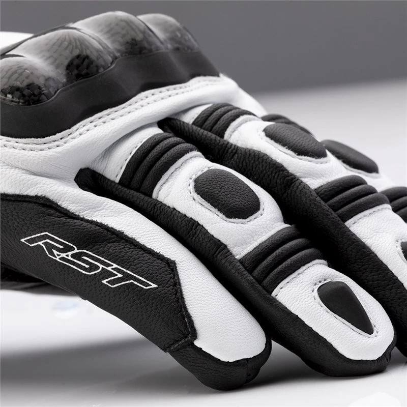 RST Sport Mid CE Motorcycle Glove 3046 (White|Black) 4 RST Sport Mid CE Motorcycle Glove 3046 (White|Black) - Image 4