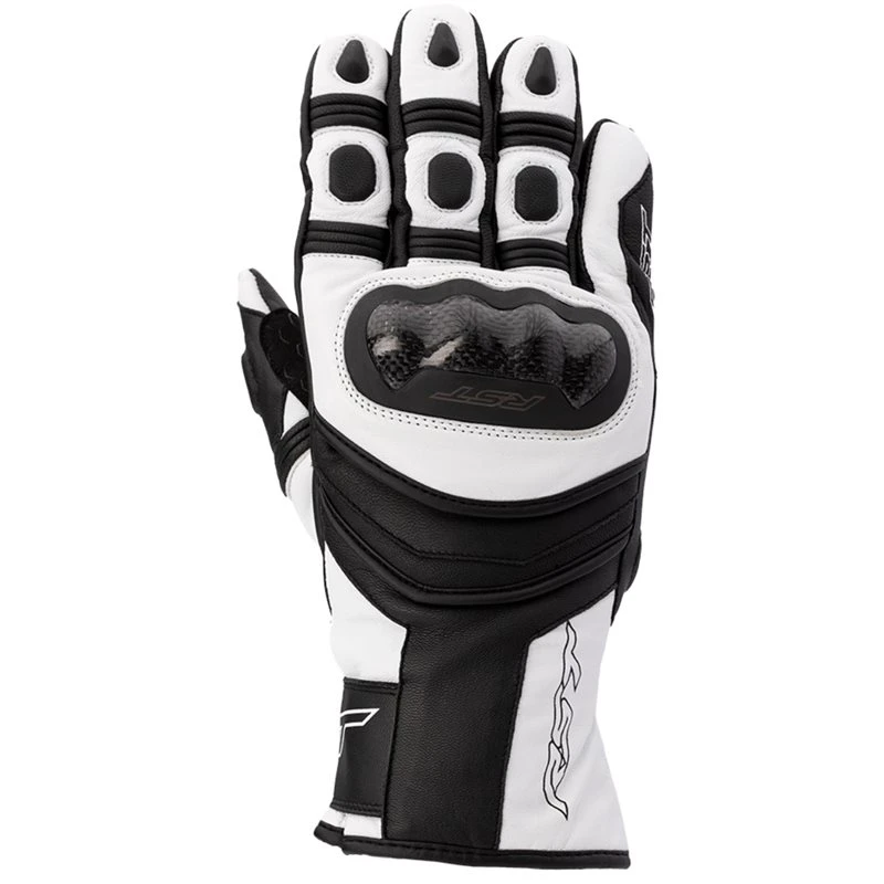 RST Sport Mid CE Motorcycle Glove 3046 (White|Black) 1 RST Sport Mid CE Motorcycle Glove 3046 (White|Black)