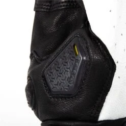 Knox Orsa Mens Leather Glove (White/Black) -Motorcycle Equipment Store 33548 4