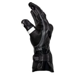 Knox Oulton Leather Glove (Black|White) -Motorcycle Equipment Store 33551 3